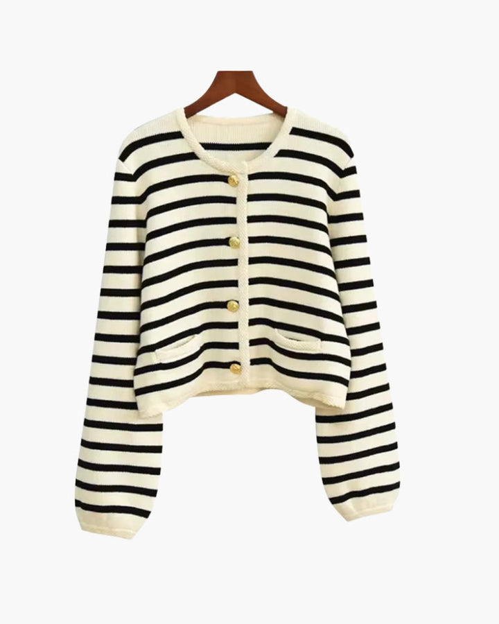 Premium Striped Wool Gilet