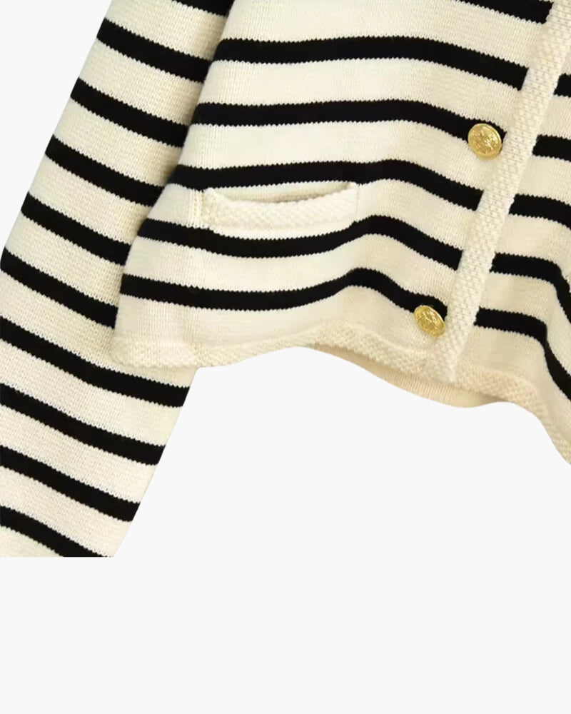 Premium Striped Wool Gilet