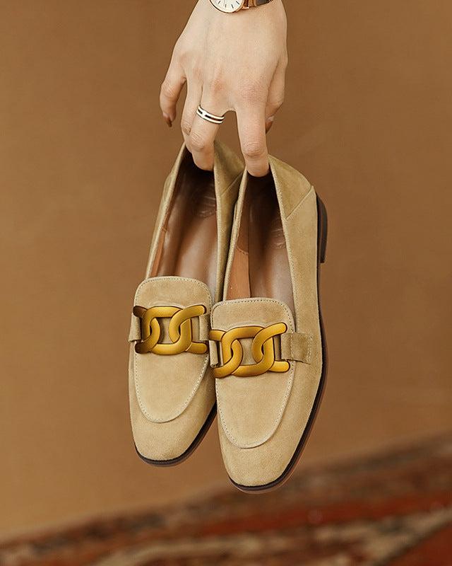 Suede Loafers