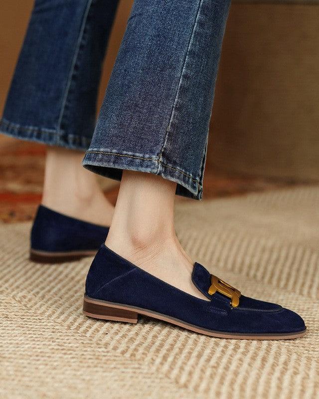 Suede Loafers