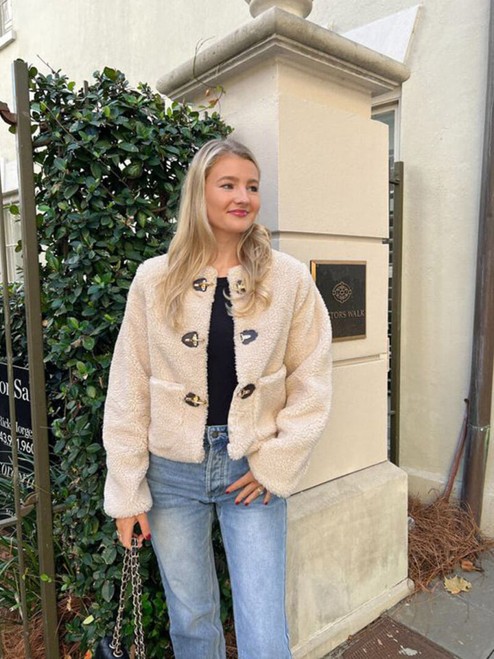 Teddy Jacket in Faux Fur