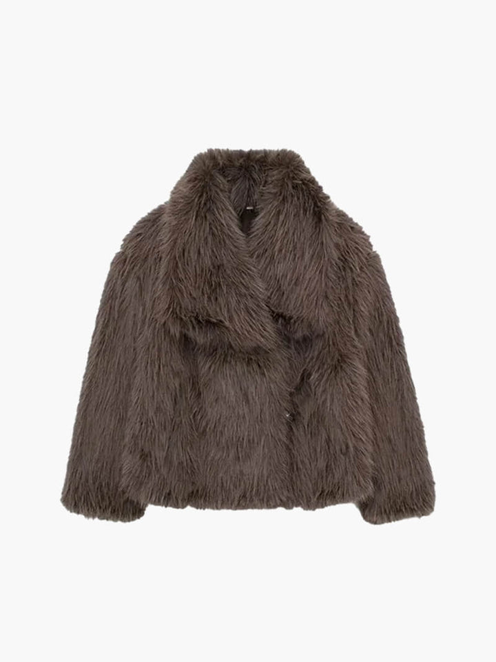 Synthetic Fur Coat