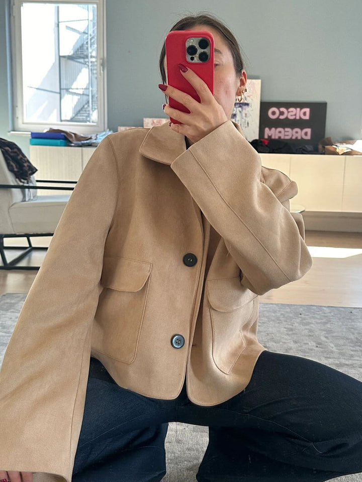 Synthetic Suede Jacket