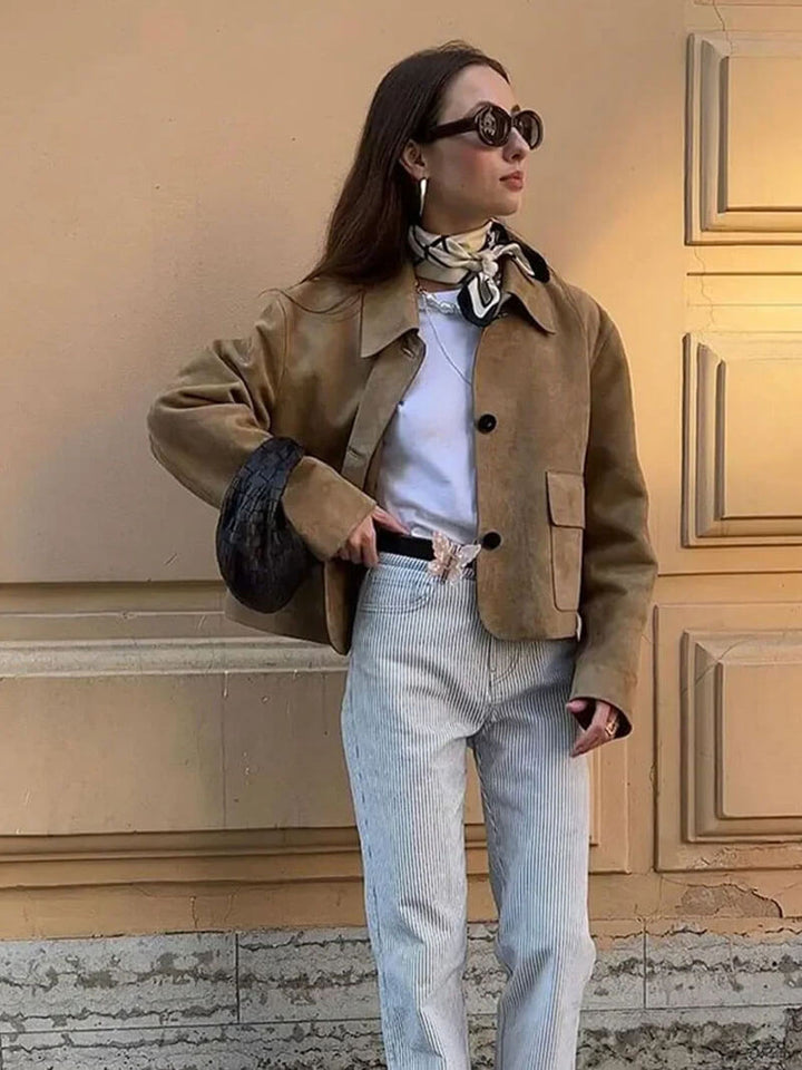 Synthetic Suede Jacket