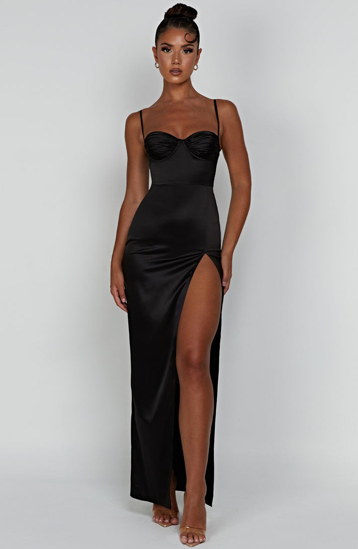 Alora Maxi Dress in Black