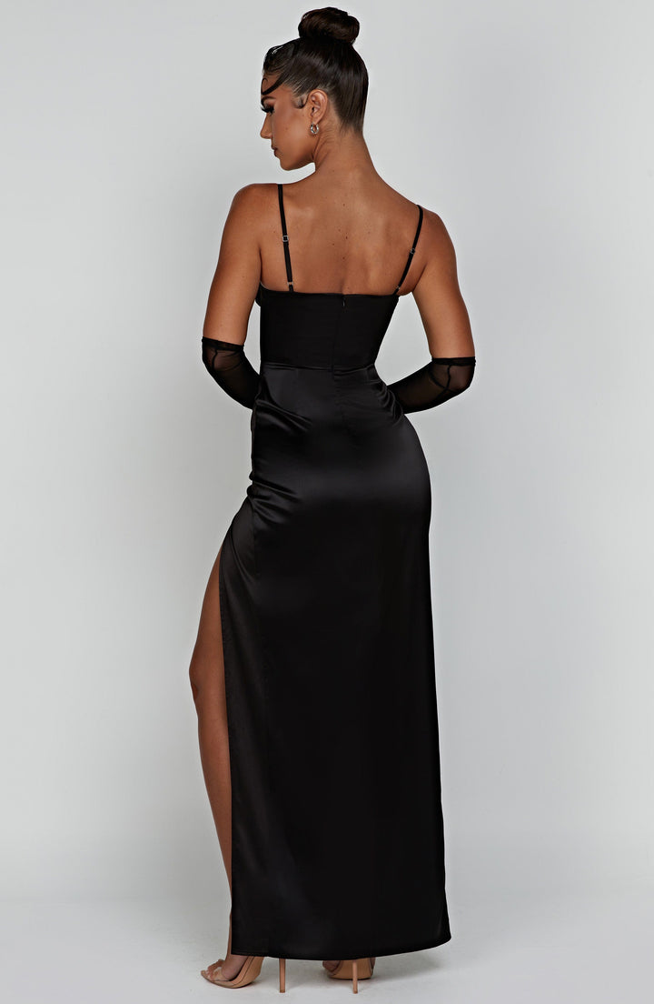 Alora Maxi Dress in Black
