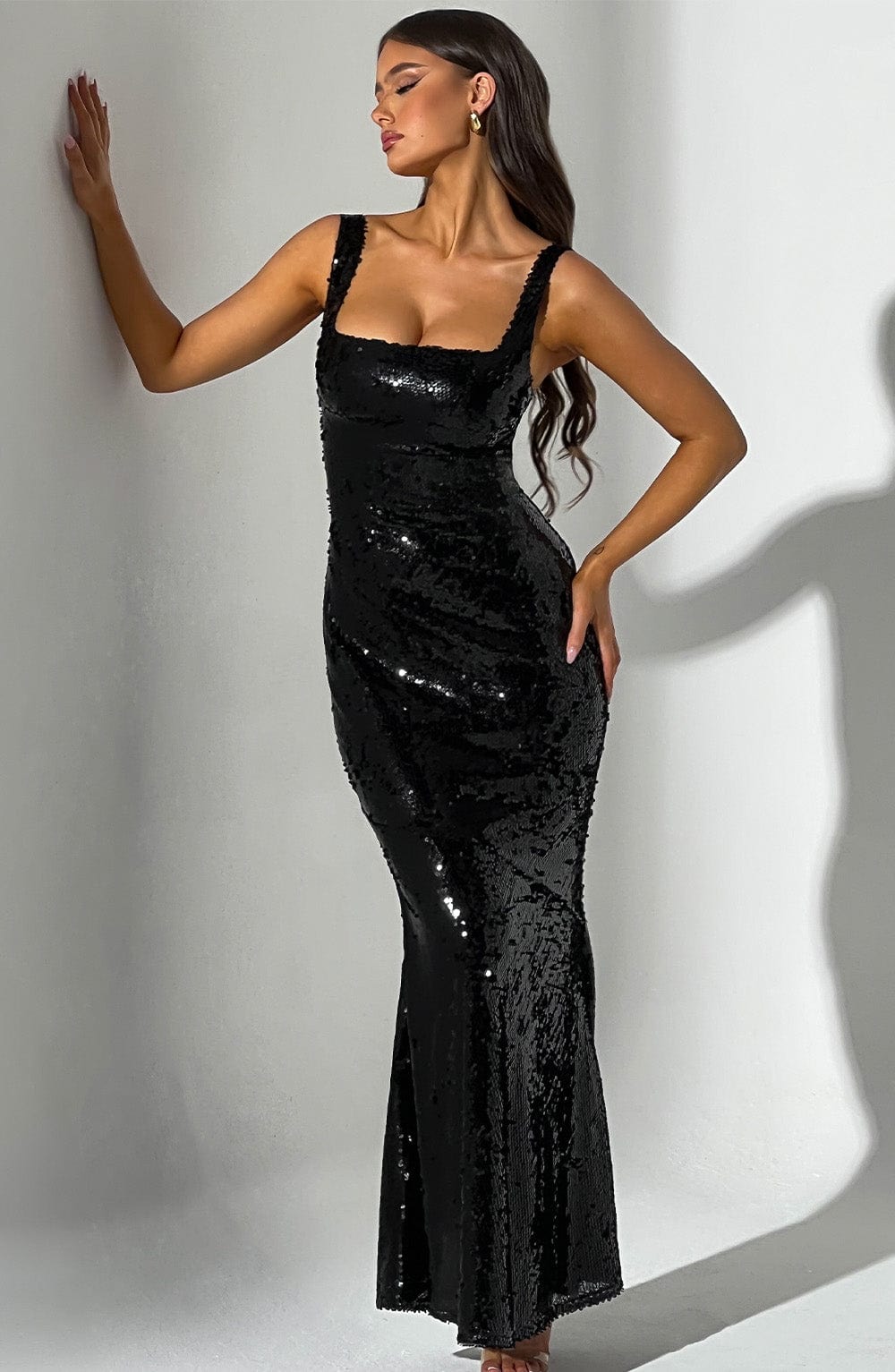 Corinne Maxi Dress in Black