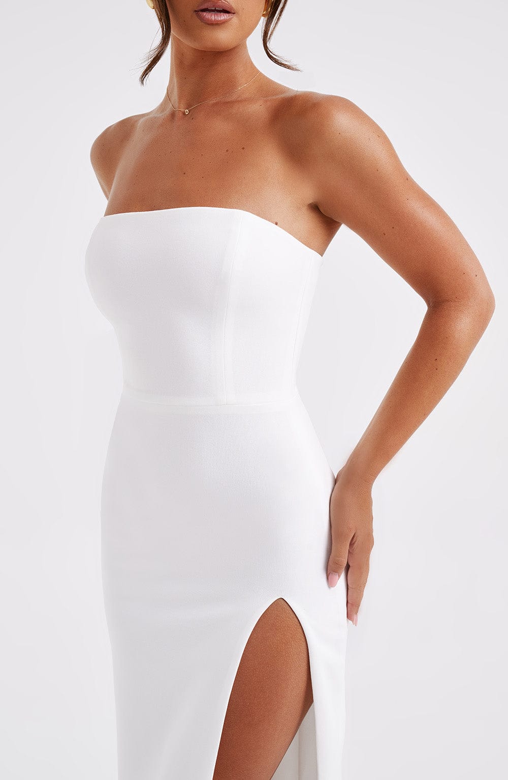 Emmaline Midi Dress in Ivory