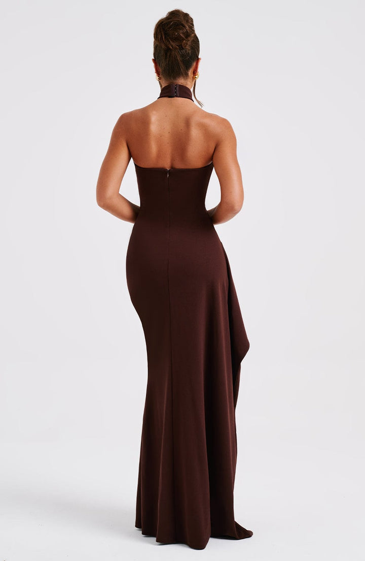 Chocolate Isadora Maxi Dress