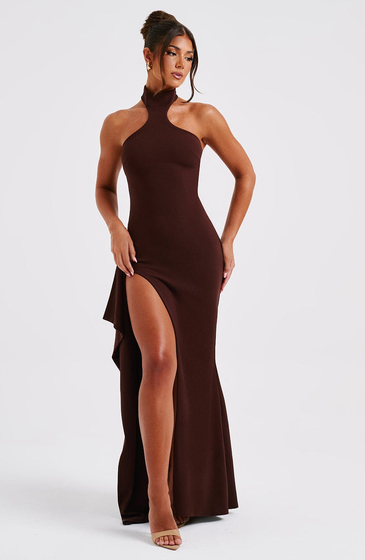 Chocolate Isadora Maxi Dress