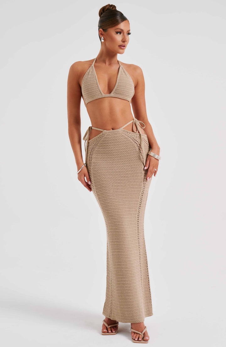 Beige Maxi Gonna Jia