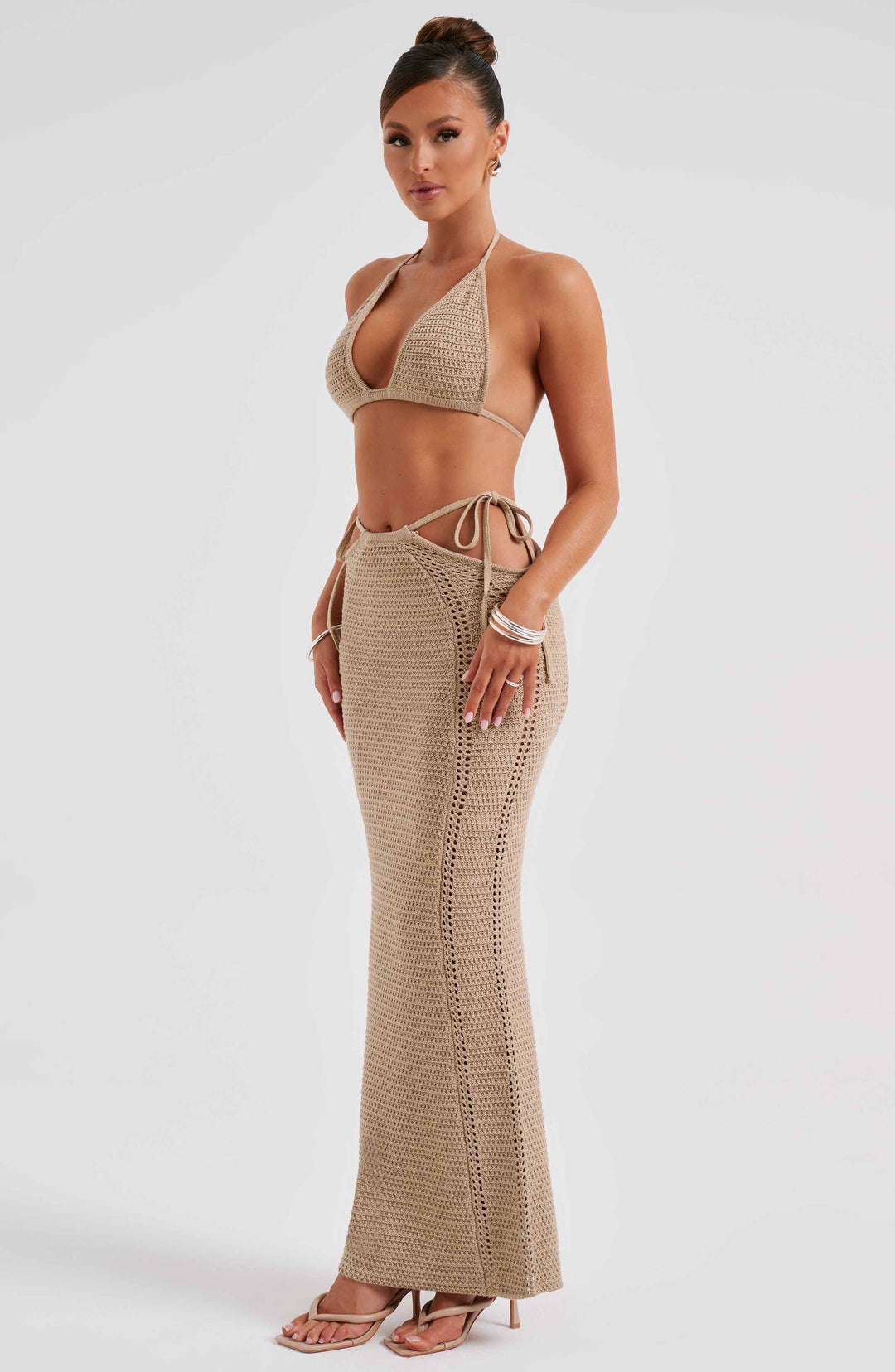 Beige Maxi Gonna Jia