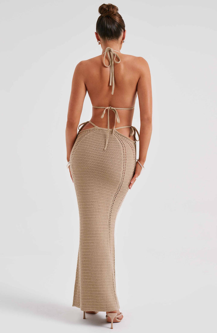 Beige Maxi Gonna Jia