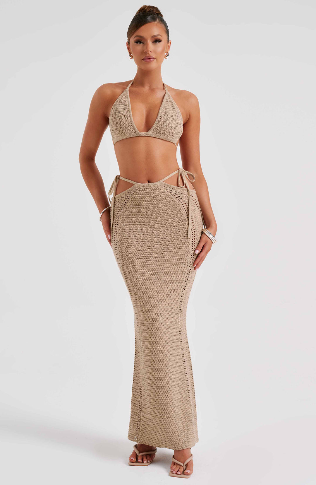 Beige Maxi Gonna Jia