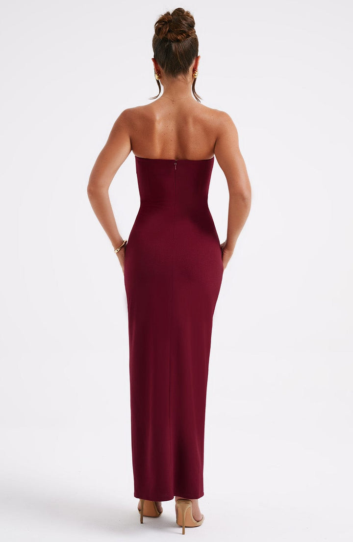 Maxi Dress Marcia - Burgundy