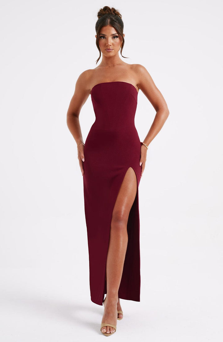 Maxi Dress Marcia - Burgundy